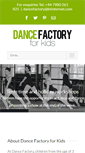 Mobile Screenshot of dancefactoryforkids.com